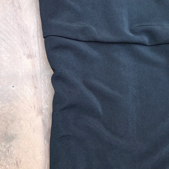 LUCCA COUTURE Black bodycon mini dress Size Medium adjustable spaghetti straps M - Picture 7 of 11